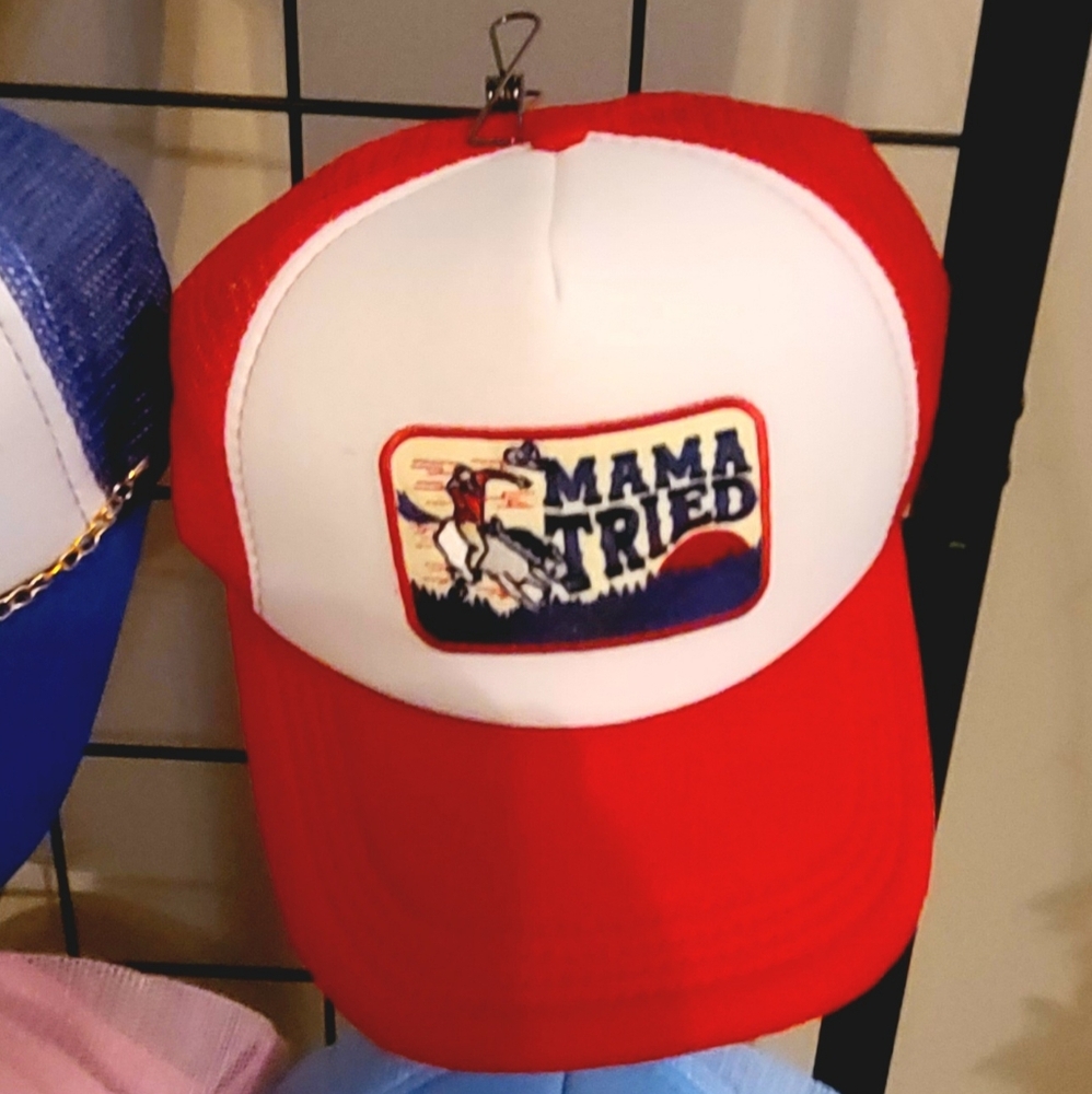 Mama Tired Trucker Hat